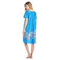 thumbnail image 3 of Casual Nights Women's Short Sleeve Muumuu Lounger Dress, 3 of 3