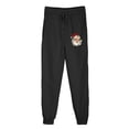 thumbnail image 2 of Mifsaly Christmas Joggers for Women Fleece Xmas Santa Print Sweatpants Drawstring Elastic Waist Wide Leg Pants with Pockets Festival Fashion Pant 2025 Fall Winter Clothes, 2 of 7