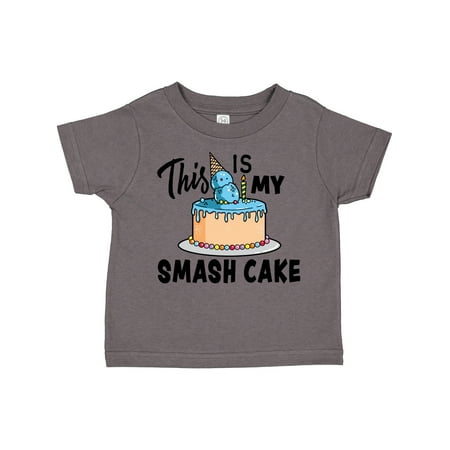 

Inktastic This is My Smash Cake Gift Toddler Boy Girl T-Shirt