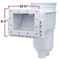 thumbnail image 3 of Custom Molded 25160-020-000 Vinyl Liner Skimmer Regular Mouth Round Cover White, 3 of 5