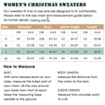 thumbnail image 2 of Suéter navideño feo para mujer, divertido jersey de punto con diseño de Papá Noel para fiestas navideñas, invierno, tallas S, M, L, XL, 2 of 7