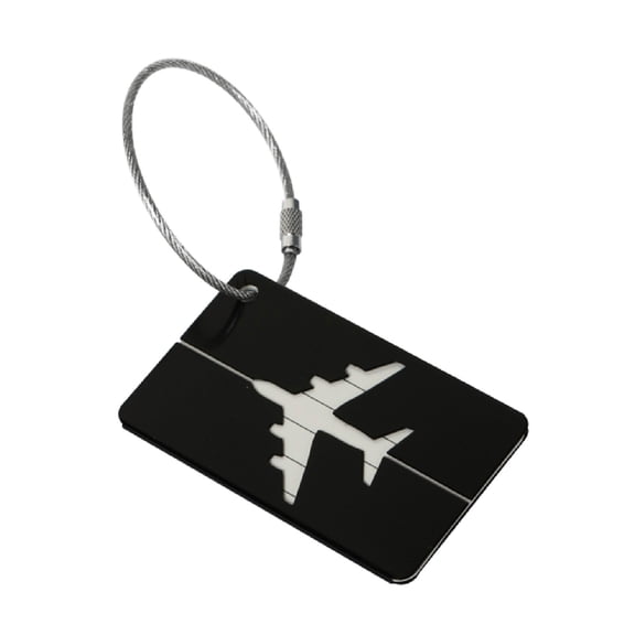 SHOPPLAND Luggage Tag with Address Tag Suitcase Tag Aluminum Luggage Tag Luggage Tag Suitcase for Quick Find Travel Bag