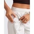 thumbnail image 5 of Pantalones cargo CRZ YOGA Lightweight para mujer, color blanco lechoso, 5 of 5