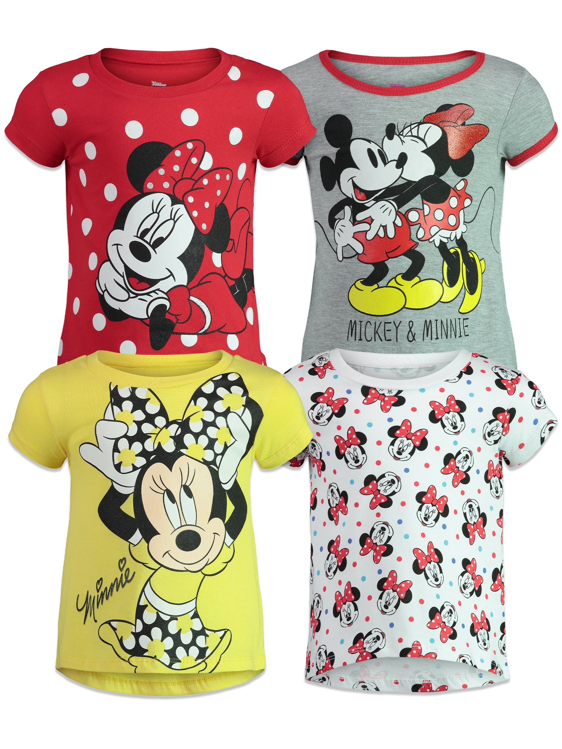 mickey mouse and minnie mouse shirt