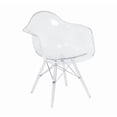 thumbnail image 2 of Heavenly Collection - All Acrylic Bucket Dining Chair, 2 of 2