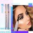 thumbnail image 2 of BEUKING Black Liquid Eyeliner Pencil, 36H Waterproof, SmudgeProof, Liquid Eyeliner Precision Felt Tip Applicator, Longwearing & Ultra-Pigmented Liquid Eye Liner Makeup(#02 Glactic Blue), 2 of 7