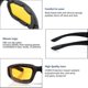 thumbnail image 3 of 3 Pair Motorcycle Riding Glasses Padding Goggles Uv Protection Dustproof Windproof Motorcycle, 3 of 4