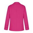 thumbnail image 5 of Lilgiuy Women Casual Comfortable Soild Long Sleeve Tops Jacket Outwear Pink，12（XXL） Winter Dresses for 2022, 5 of 5