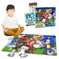 thumbnail image 1 of Puzle de suelo Sonic the Hedgehog, 72 piezas, con pegatinas y tatuajes, 1 of 6