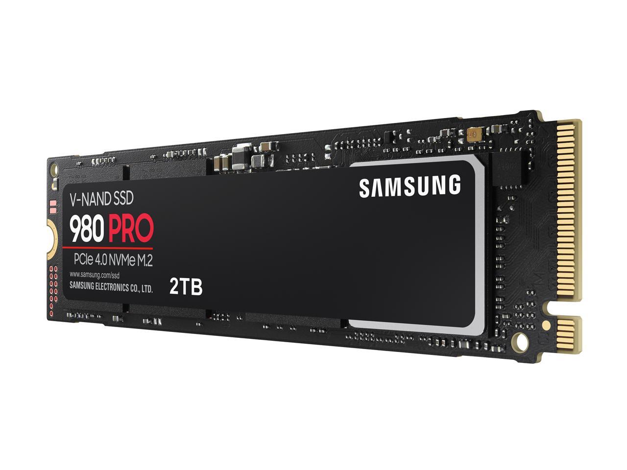 SAMSUNG 980 PRO Series - 2TB PCIe Gen4. X4 NVMe 1.3c - M.2 Internal SSD - MZ-V8P2T0B/AM - image 3 of 6