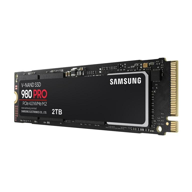 SAMSUNG 980 PRO Series - 2TB PCIe Gen4. X4 NVMe 1.3c - M.2 Internal SSD -  MZ-V8P2T0B/AM