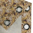 thumbnail image 4 of Ambesonne Tiger Grommet Curtain, Tropical Bengal Toucan, 50" x 120", Earth Yellow Dark Blue, 4 of 6