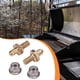 thumbnail image 4 of Kit de 2 pasadores y pernos de bisagra para puerta de parrilla, herrajes de latón y acero inoxidable, piezas de puerta resistentes a oxidación, 4 of 8