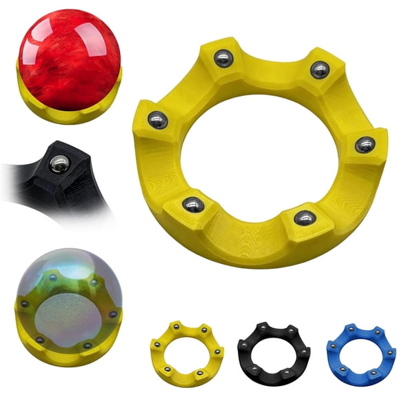 2026 New Bowling Ball Spinner Stand, 360° Smooth Rotating Ball Cup Holder with Easy Multi-Angle Grip, Universal Bowling Accessories for Cleaning & Polishing,Optimal Performance