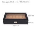 thumbnail image 4 of Caja de reloj 12 ranuras ANGGREK Organizador Vitrina para joyas y relojes, 4 of 8
