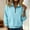 Blue, variant on Zip Mock Neck Women Sweaters Dressy Quarter Zip Black Sweaters Pullover Knitted Polos Ladies Winter Jumpers M