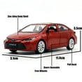 thumbnail image 3 of 1/43 Toyota Corolla Hybrid Toy Car For Children Diecast Metal 1:43 Miniature Model Pull Back Educational Collection Gift Boys, 3 of 5