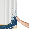 thumbnail image 5 of Man Surfing Shower Curtain 72X72In For Bathroom, Waterproof Fabric Quick Dry Soft Decoration Set, 5 of 5