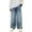 Blue@GC@, variant on CONZONE Boys Baggy Jeans Wide Leg Casual Jeans for Child Y2K Elastic Waist Fall Streetwear Denim Pants with Pockets