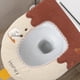 thumbnail image 4 of Accesorios de baño Otoño e Invierno Asiento de inodoro grueso Hogar Cálido Asiento de inodoro Cubierta de inodoro peludo Cojín de asiento de inodoro Orinal, 4 of 6