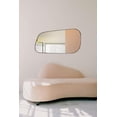thumbnail image 1 of Mirrorize Canada 15x28 Black Asymmetrical Mirror, 1 of 5