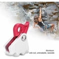 thumbnail image 4 of Climbing Descender - Stable 15KN Automatic Stop Descender Automatic Locking Device for 9-12mm Rope Rescue Climbing Equipment, (Pink White), 4 of 5