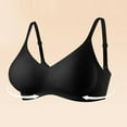 thumbnail image 7 of Yyeselk Push Up Bras for Women Seamless No Underwire Bra Wireless Comfort Supportive Bra Full Coverage Bra Daily Bra Black M, 7 of 7