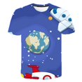 thumbnail image 1 of Universe Planet Space Galaxy 3D T-shirt Men Women Children T shirt 3D Print Star Sky Cool Tees Boy Girl Fashion Streetwear Tops4T Gong Bohan LED, 1 of 2