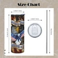 thumbnail image 5 of American Eagle Guardian Of Freedom 20oz Coffee Mug Cup,Stainless Steel Thermos Water Bottle Car Cup Portable Travel, 5 of 6