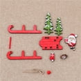 thumbnail image 4 of 3 uds DIY Navidad trineo de madera decoraciones Navidad artesanía de madera hermosa práctica decoración del hogar de Navidad, 4 of 8