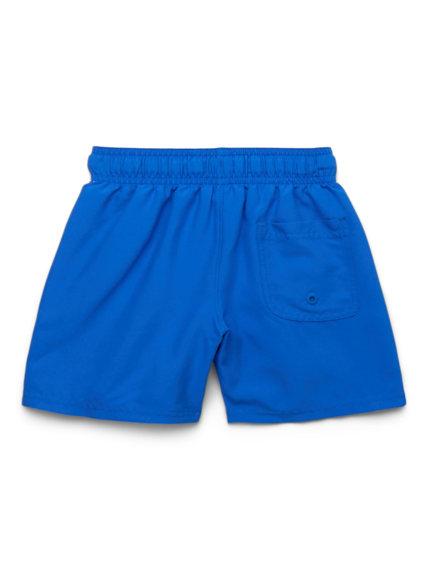Wonder Nation Boys Everyday Swim Trunks with UPF50+, Sizes 4-18 & Husky