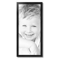 ArtToFrames 12" x 27" Black Picture Frame, 12x27 inch Black Wood Poster Frame (WOM-5141)