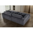 thumbnail image 4 of Karen Modular Large Double Chaise Sleeper Sofa Dark Gray, 4 of 7