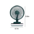 thumbnail image 2 of AZXY Desk Fan,Tabletop Fans for Home,Table Fan,Desk Fans Small Quiet,Oscillating Rechargeable Personal Desktop Fans Under $15.00, 2 of 9