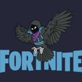 thumbnail image 2 of Women's Fortnite Raven Logo Graphic Tee Navy Blue Small, 2 of 4