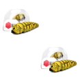thumbnail image 4 of Vogacara 1 juego RC Tricky Toys Simulación de oruga Padre-hijo Modelo de gusano falso para el hogar Escuela Kindergarten Regalos de cumpleaños Amarillo Type1 NO1 Vogacara CBP202880, 4 of 5