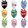 thumbnail image 6 of Pet Bandana Supplies Decorations Julycostume Triangular Towel Dog Scarf Pet Neckerchief Scarf 4th July Julycostume, 6 of 8