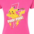thumbnail image 3 of Pokémon - Pika Pika - Juniors Fitted Graphic T-Shirt, 3 of 5