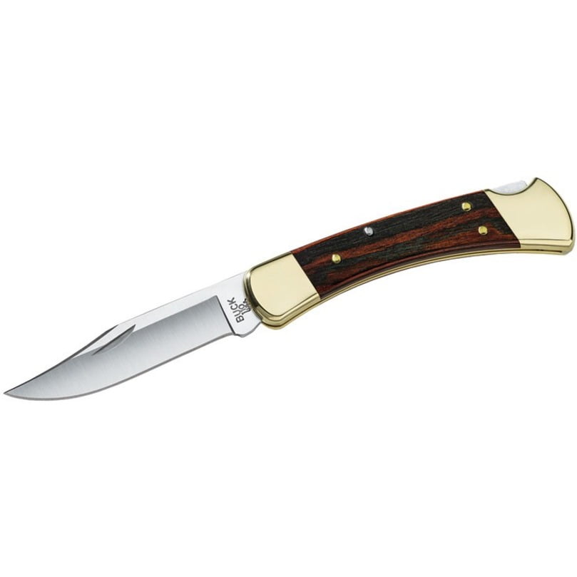 Buck Knives 0110BRS Folding Hunter Knife, Woodgrain - Walmart.com