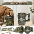 thumbnail image 4 of Plyzle Military Theme Mug - Air Force Jet 3D Textured Cup, 2 Styles, for Aviation Collectors & Hobbyists, 5.1 Inch, 4 of 5