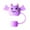 Purple, variant on Straw Toppers Halloween Style Straw Caps Reusable Silicone Cute 3D Straw Cover Dustproof,Splash Proof for Tumbler and Water Bottles 0.59 In-White