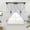 Gray, variant on Farmhouse Wood Grain Swag Valances for Windows, Kitchen Window Curtains Over Sink, Vintage Country Barn Gate Grey Window Treatment Curtains for Living Room/Bedroom Curtains 2 Panel Sets 36"x45"