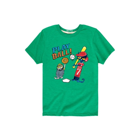 Pete The Cat - Play Ball - Toddler Short Sleeve Graphic T-Shirt