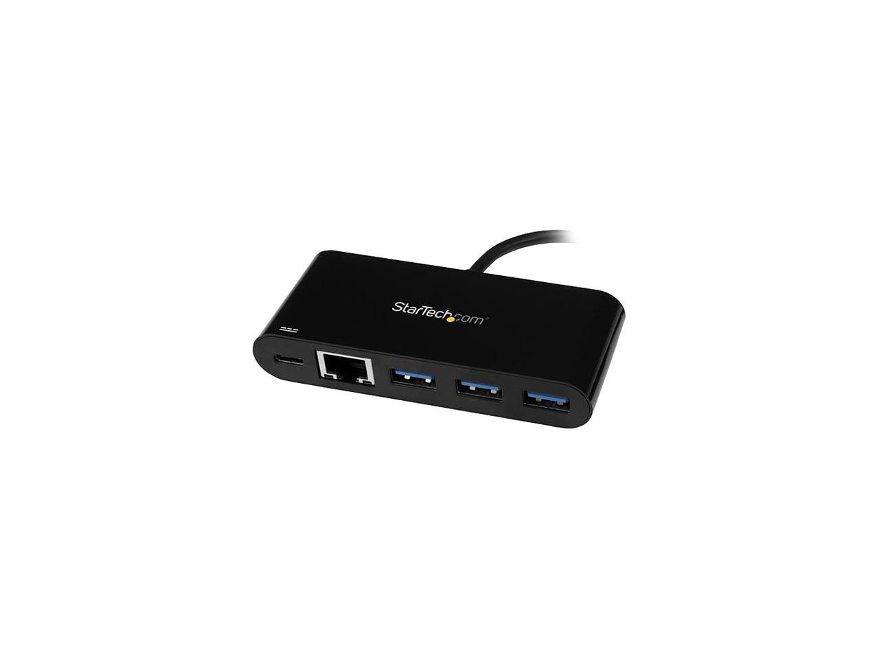 StarTech HB30C3AGEPD 3 Port USB C Hub w/ GbE & PD 2.0 - USB-C to 2 x USB-A - USB 3.0 Hub - USB Port Expander - USB Port Hub w/ GbE & Power Delivery - image 2 of 5