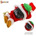 thumbnail image 5 of BESTSKY Animated Climbing Santa Claus on Beads Chain Musical Figure Christmas Tree Decoration Toy, 5 of 7