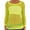 Neon Yellow, variant on TD Collection Women's Elastic Nylon-Spandex Long Sleeve Fishnet Layer Blouse Top (One Size (S.M. L), Neon Pink)