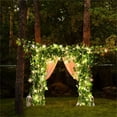 thumbnail image 6 of Cheapark Solar Powered Artificial Ivy Garland Lights Outdoor Garden Party Decoration, 6 of 8