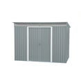 thumbnail image 4 of DuraMax Outdoor Storage Shed with Pent Roof Skylight, 8' x 6' x 6', Light Gray, 4 of 10