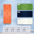 thumbnail image 5 of 4pcs Self Adhesive Power Strip Holder, Desktop Socket Fixing Wall Mount Without Adhesive Punch, 5 of 5