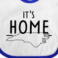 thumbnail image 4 of Inktastic It's Home- State of North Carolina Outline Boys or Girls Baby Bib, 4 of 4